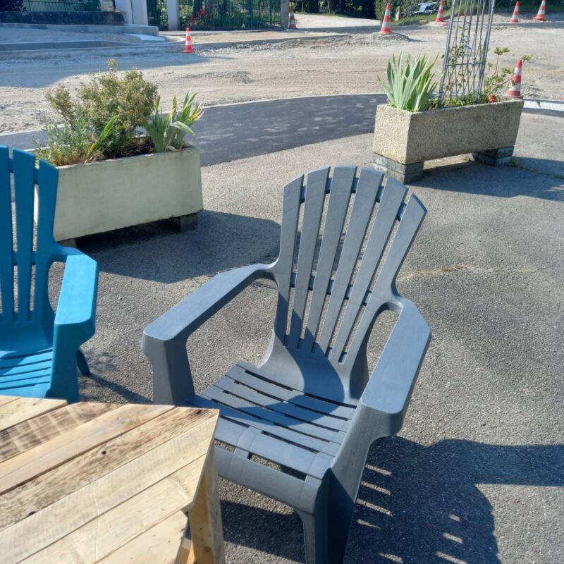 Notre Terrasse ouverte quand le soleil montre le bout de son nez Belfort 2